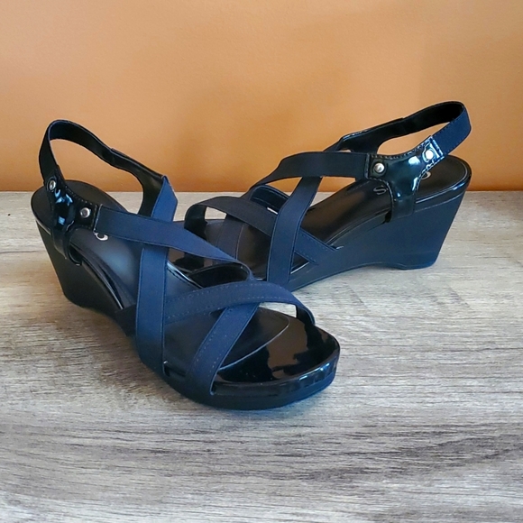 Chaps Wedge Sandals